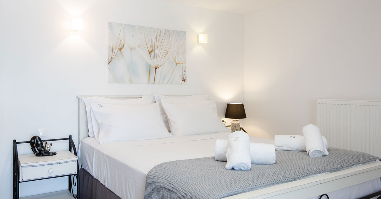 Το εσωτερικό του διαμερίσματος Amelia στη Σίφνο